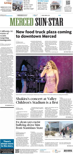 Cover of Merced Sun-Star (Saturday)