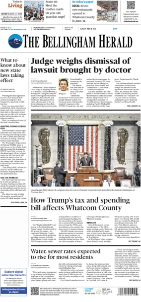 Cover of The Bellingham Herald (Sunday)