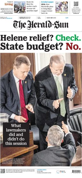 Cover of The Herald-Sun (Sunday)