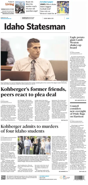 Cover of The Idaho Statesman (Sunday)