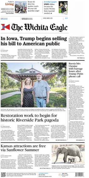 Cover of The Wichita Eagle (Sunday)