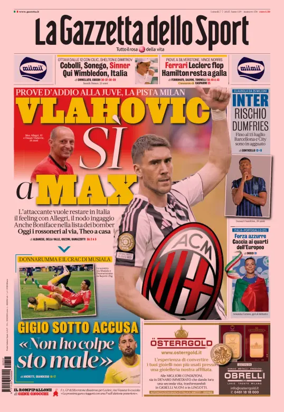 Cover of La Gazzetta dello Sport - Sicilia