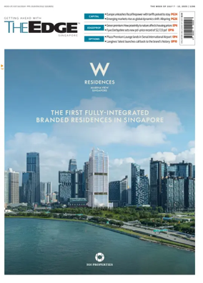 Cover of The Edge Singapore
