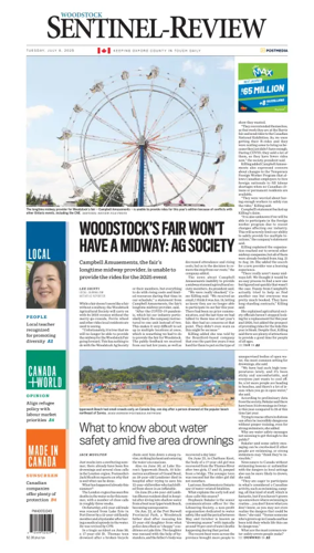 Cover of Sentinel-Review (Woodstock)