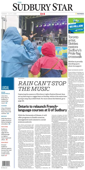 Cover of The Sudbury Star