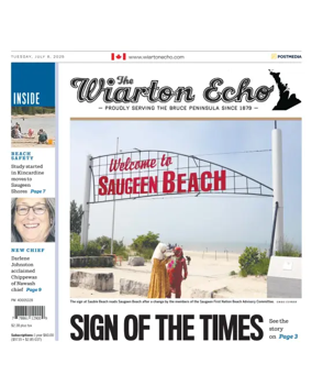 Cover of Wiarton Echo