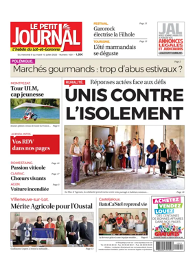 Cover of Le Petit Journal - L'hebdo du Lot-et-Garonne