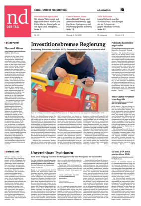 Cover of Neues Deutschland