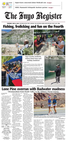 Cover of Inyo Register