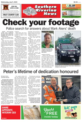 Cover of Southern Riverina news