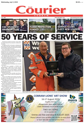 Cover of The Cobram Courier