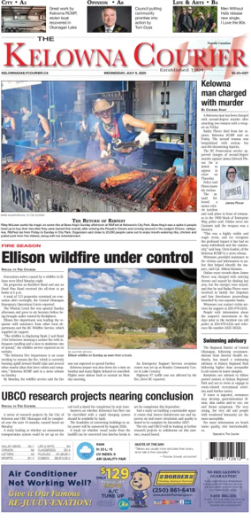 Cover of The Daily Courier