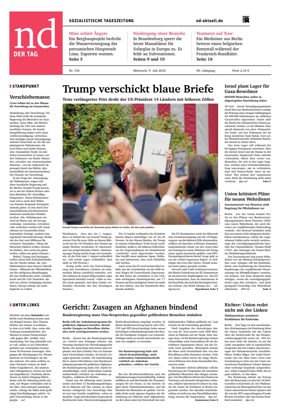 Cover of Neues Deutschland