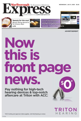 Cover of Marlborough Express