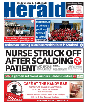 Cover of Ardrossan & Saltcoats Herald