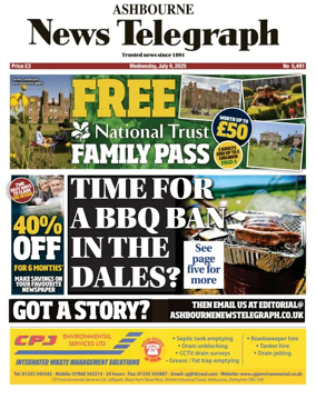 Cover of Ashbourne News Telegraph