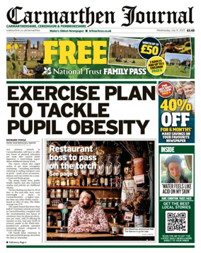 Cover of Carmarthen Journal