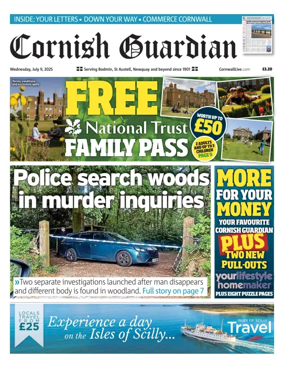 Cover of Cornish Guardian (Bodmin & East Cornwall)