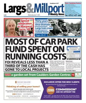 Cover of Largs & Millport Weekly News