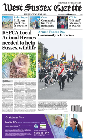 Cover of West Sussex Gazette