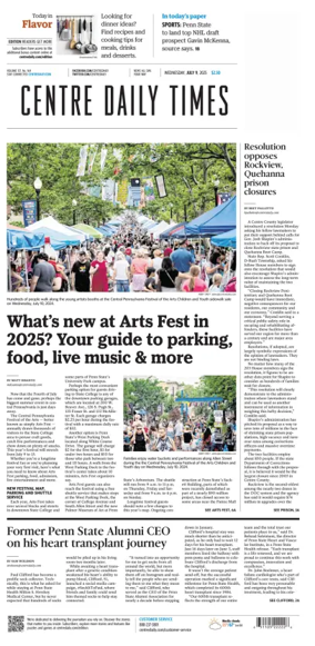 Cover of Centre Daily Times