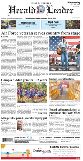 Cover of Siloam Springs Herald Leader