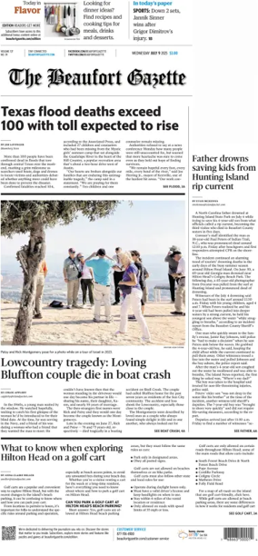 Cover of The Beaufort Gazette