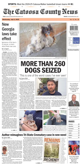 Cover of The Catoosa County News