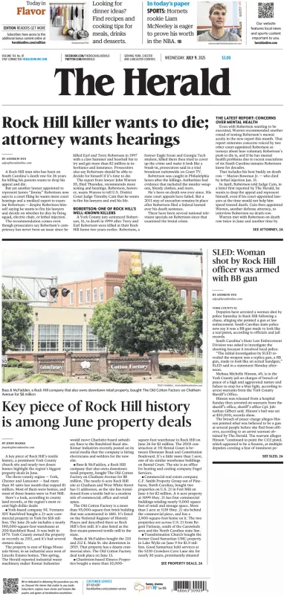 Cover of The Herald (Rock Hill)