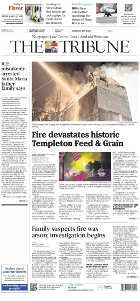 Cover of The Tribune (SLO)