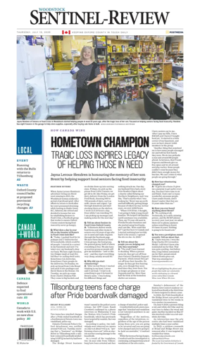 Cover of Sentinel-Review (Woodstock)