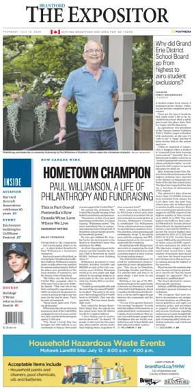 Cover of The Expositor (Brantford)