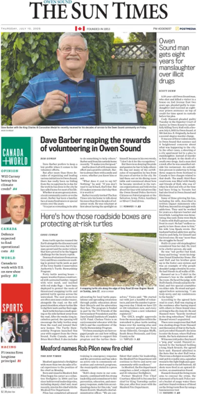 Cover of The Sun Times (Owen Sound)