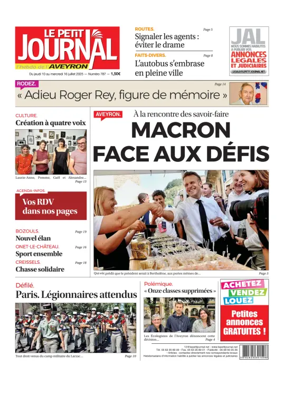 Cover of Le Petit Journal - L'hebdo local de l'Aveyron