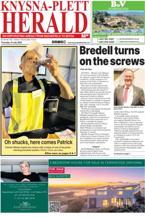Cover of Knysna-Plett Herald