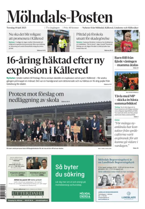 Cover of Mölndals-Posten