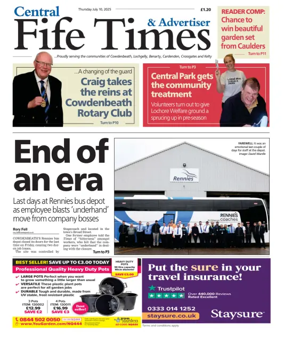 Cover of Central Fife Times