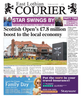 Cover of East Lothian Courier