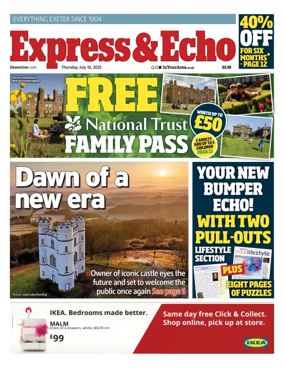 Cover of Express & Echo (City & East Devon Edition)