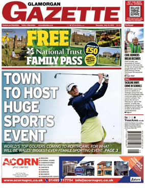 Cover of Glamorgan Gazette