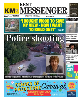 Cover of Kent Messenger Maidstone