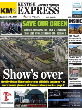 Cover of Kentish Express Ashford & District