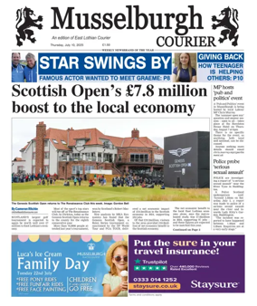 Cover of Musselburgh Courier