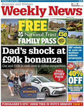 Cover of Runcorn & Widnes Weekly News