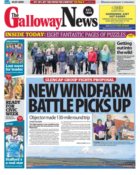Cover of The Galloway News