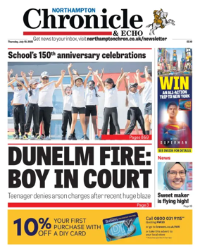 Cover of The Northampton Chronicle and Echo