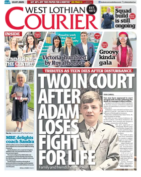 Cover of West Lothian Courier