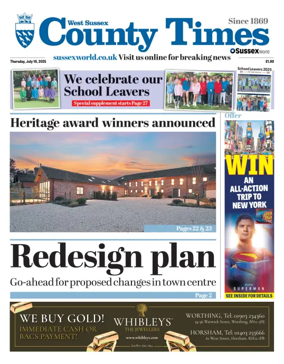 Cover of West Sussex County Times