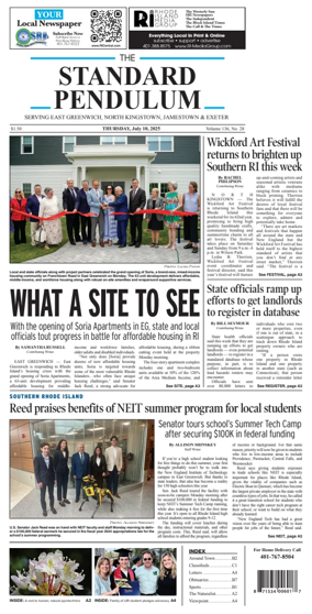 Cover of East Greenwich Pendulum