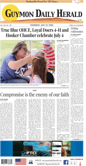 Cover of Guymon Daily Herald